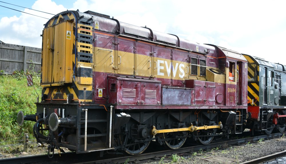 Class 08 diesel shunters GCR Loughborough
