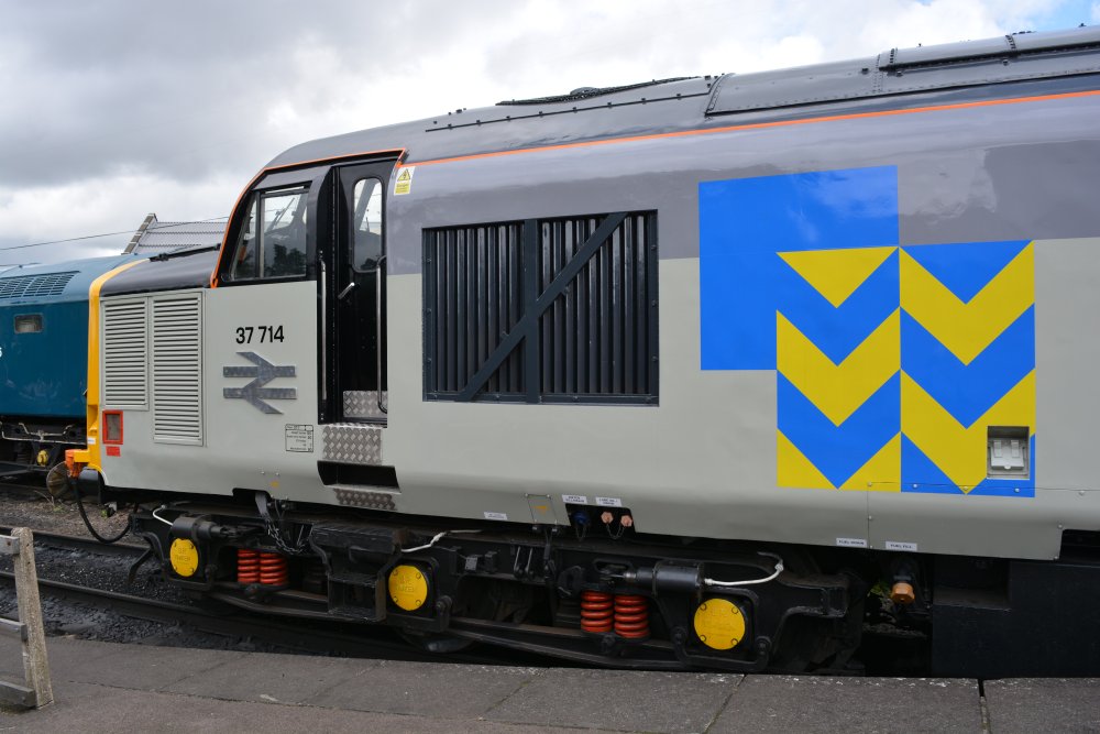 Class 37 diesel locomotive 37714 GCR Loughborough