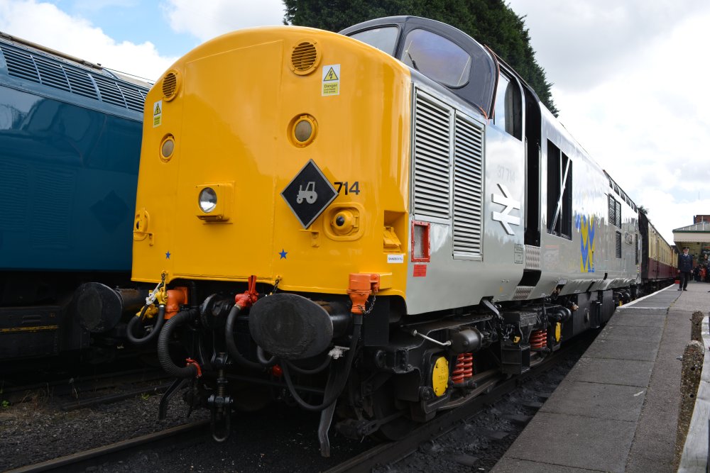 Class 37 diesel locomotive 37714 GCR Loughborough
