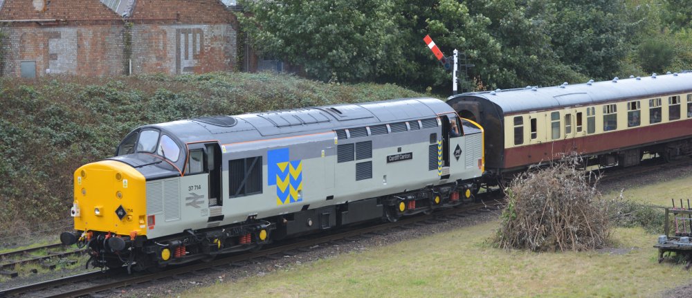 Class 37 diesel locomotive 37714 GCR Loughborough