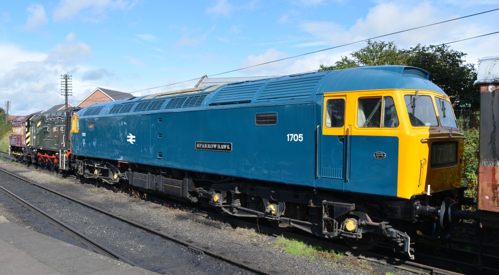 Class 47 1705 D1705 SPARROWHAWK GCR Loughborough