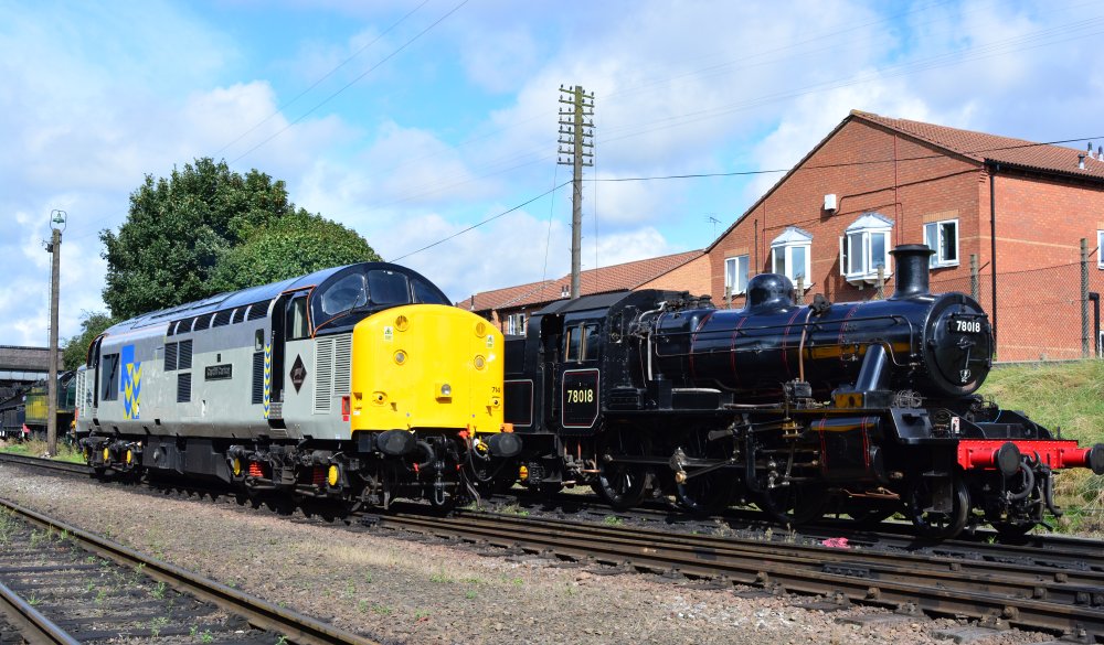 Class 37 diesel locomotive 37714 GCR Loughborough