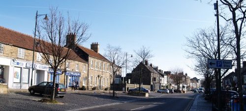 Looking east down the main street of Guisborough.