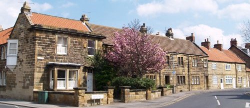 Some of the older houses in Marske on the 'old' High Street