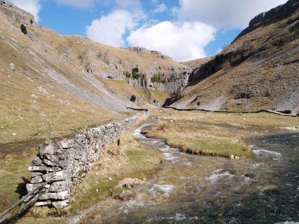 The 'entrance' to Gordale Scar.

