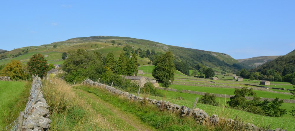 Muker Oxnop Satron Ivelet Bridge circular walk, Swaledale, Yorkshire Dales National Park, North Yorkshire, England