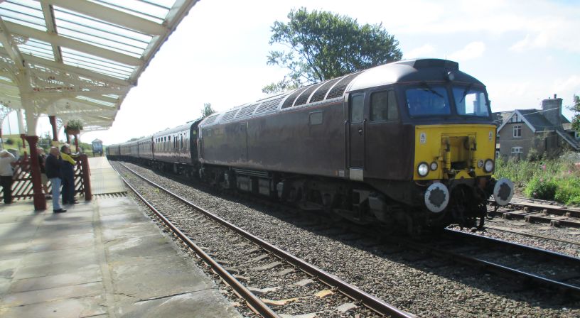 TRainspotting at Hellifield Station