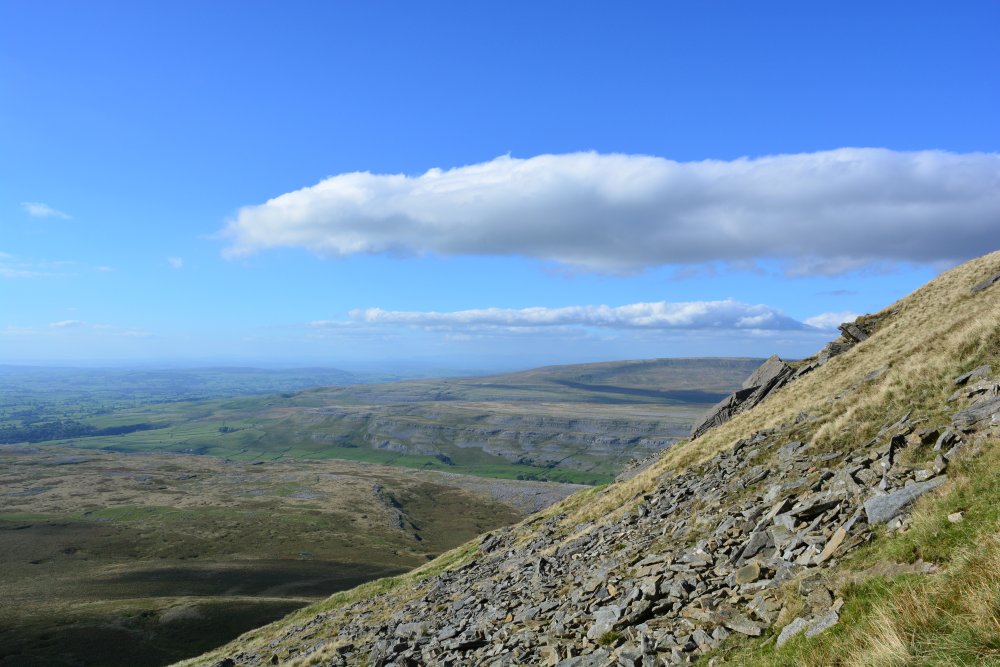Climbing Ingleborough walk