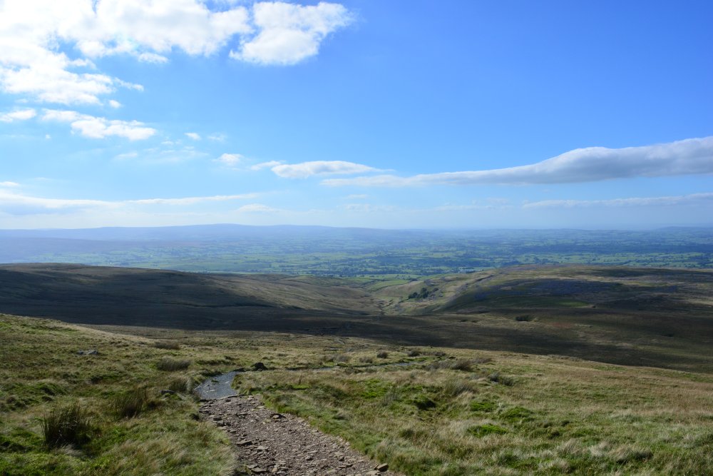 Climbing Ingleborough walk