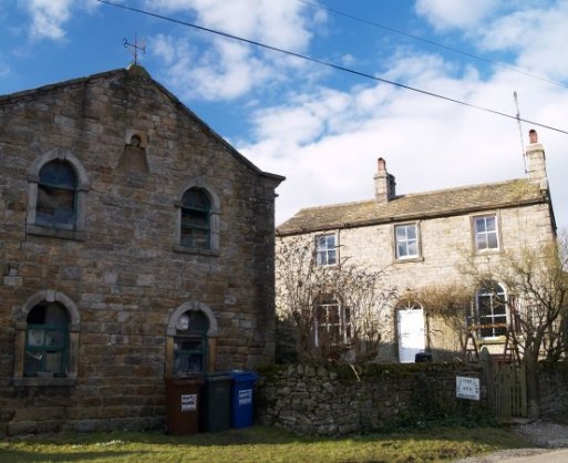  old chapel in Thorpe Grassington, Wharfedale, North Yorkshire Dales National Park, England
