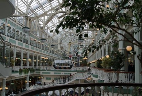 The St Stephen's Green stylish shopping centre.