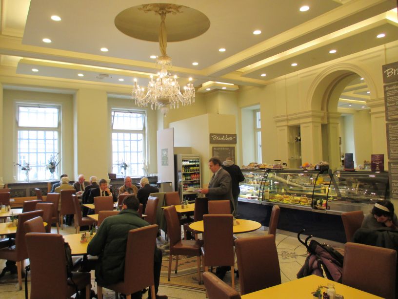 The very nice cafe in the National Museum Ireland Archaeology Dublin
