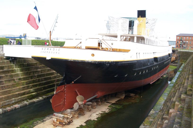 Belfast Titanic area River Lagan