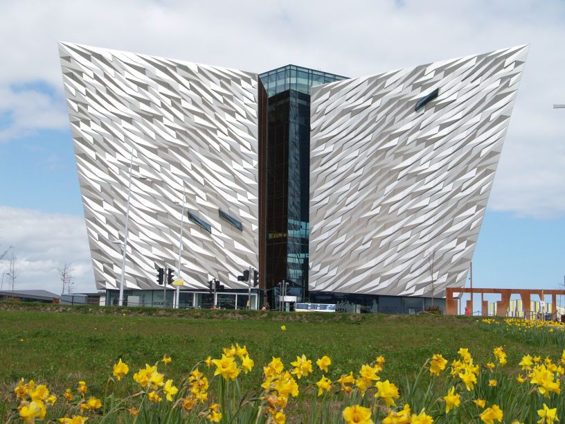 Belfast Titanic area River Lagan