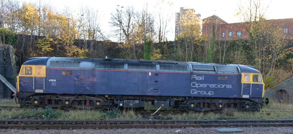 Rail Operations Group Class 47 diesel locomotive 47815