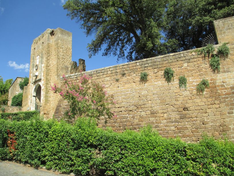 Town Walls and Views from Orvieto Umbria Italy