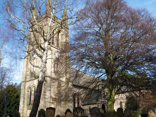 Helmsley Parish Church, a great medieval building dating from around 1129.

