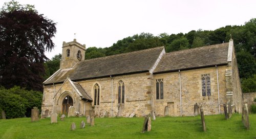 The lovely, well worth visiting, St Oswald's Church, Oswaldkirk dates from the 7th century