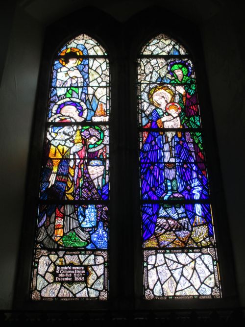 Harry Clarke stained glass windows, Art Centre, Dingle, Kerry