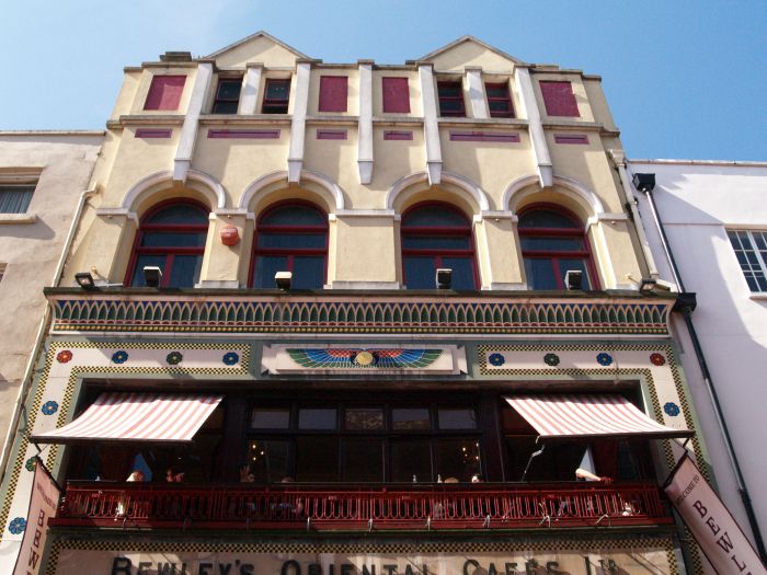 The balcony of Bewley's Cafe in Grafton Street, Dublin