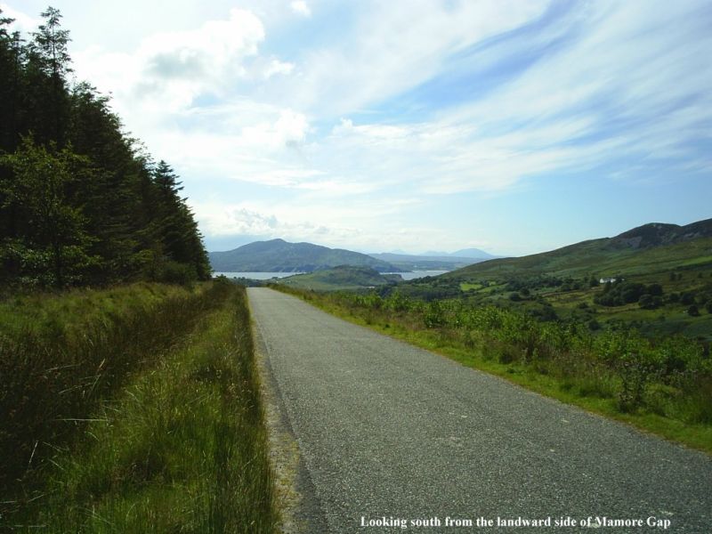 Looking south from the landward side of Mamore Gap. Looking south from the landward side of Mamore Gap.