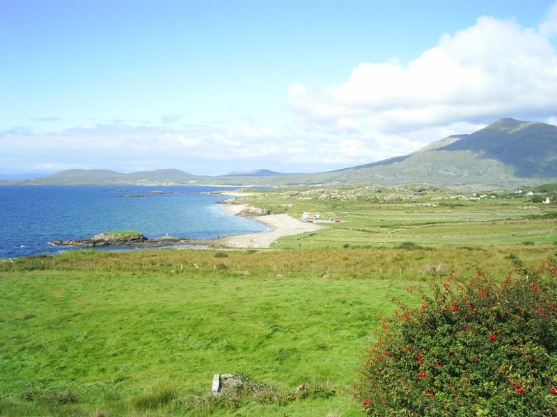 The lovely and uncrowded Lettergesh Beach and Mweelrea mountain on the distant right. The lovely and uncrowded Lettergesh Beach and Mweelrea mountain on the distant right.