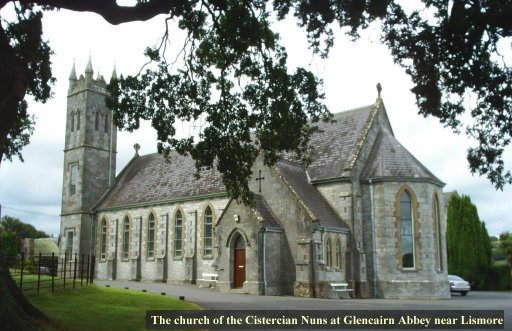 The church of the Cistercian Nuns at Glencairn Abbey near Lismore.