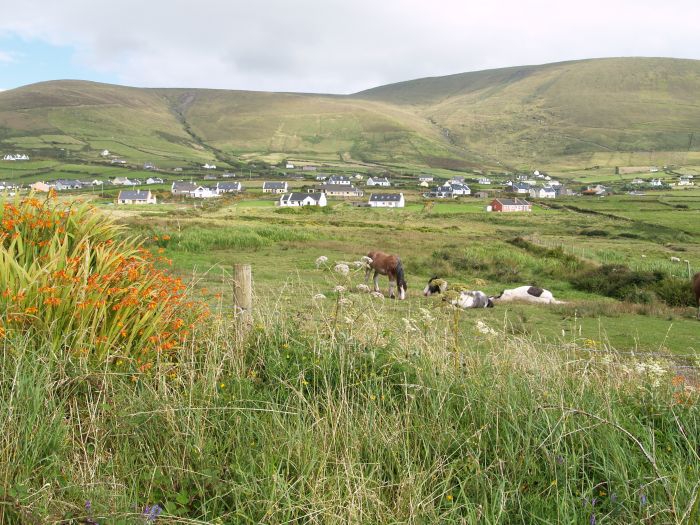Dunquin village is twelve miles west of Dingle - Dunquin, Dingle Peninsular, Co. Kerry, West of Ireland