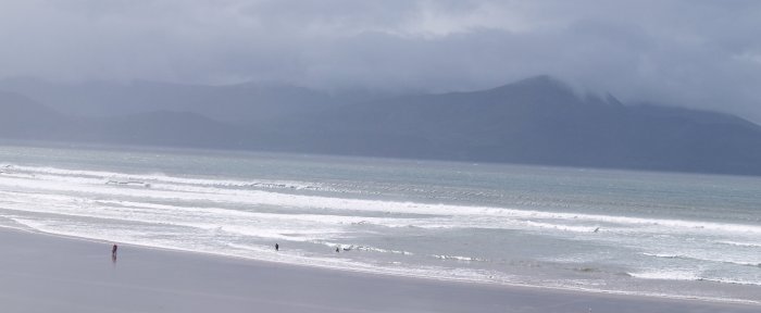 Inch strand is a favourite beach for surfers, since it usually has great breakers crashing in! - Dingle Peninsular, Co. Kerry, West of Ireland Inch strand is a favourite beach for surfers, since it usually has great breakers crashing in! - Dingle Peninsular, Co. Kerry, West of Ireland