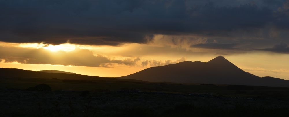 views from Aillemore holiday cottage, Co. Mayo