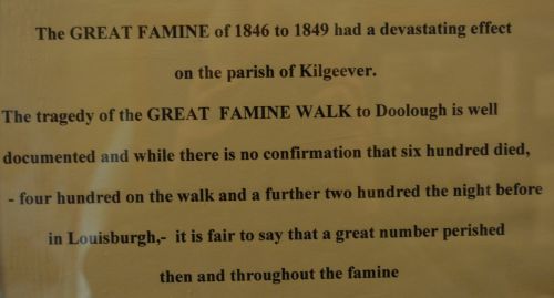 Louisburgh Famine Museum Granuaile Visitor Centre Co. Mayo Louisburgh Famine Museum Granuaile Visitor Centre Co. Mayo