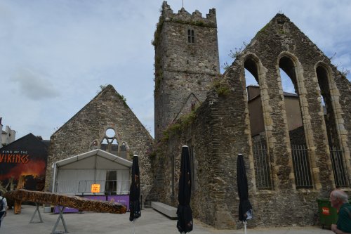 Waterford Town: The ruins of the medieval French Church (Greyfriars). Once a great Franciscan Friary 'founded by a pious knight' was dissolved 300 years later by the English King Henry VIII