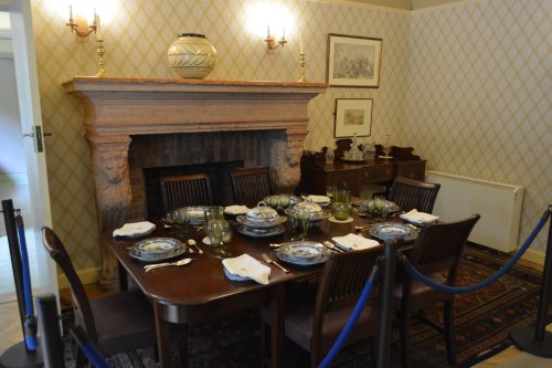 The dining room of Bryce House on Garinish Island, Garnish Island Co. Cork. Ireland