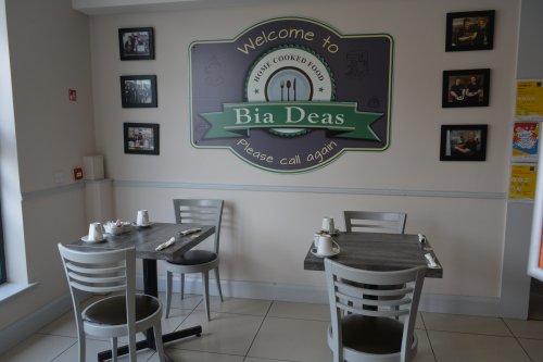 Interior of Bia Deas cafe Edgeworthstown, Co. Longford, Ireland
