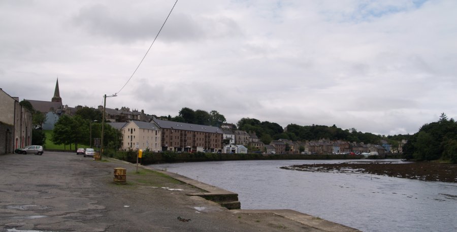 146. The quayside of the small friendly town of Ramelton (Rathmelton), Co. Donegal which is set on the banks of the River Neannan which flows into Lough Swilly.