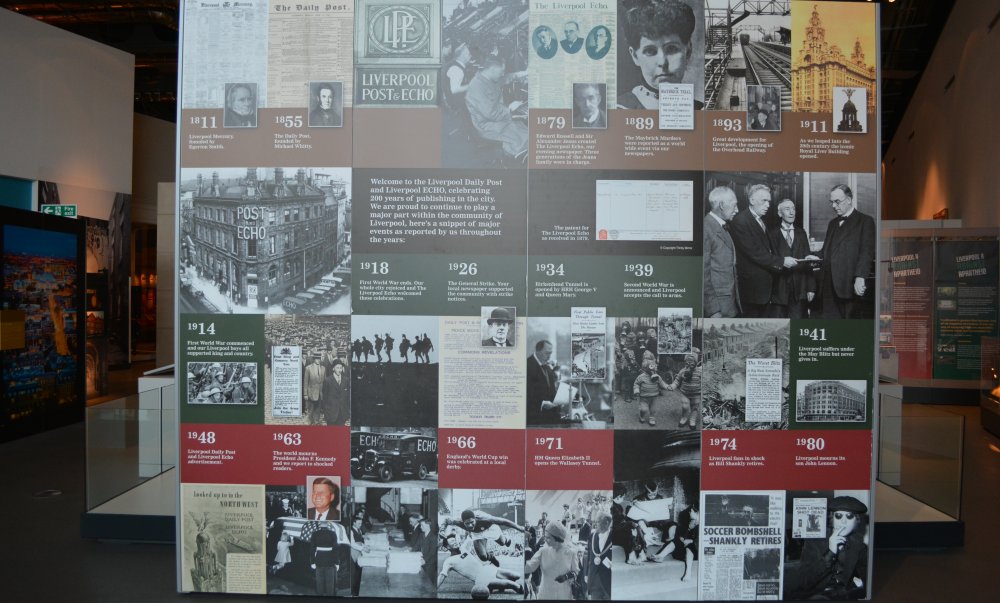 The Liverpool Post Echo, known as just the 'ECHO' Museum of Liverpool