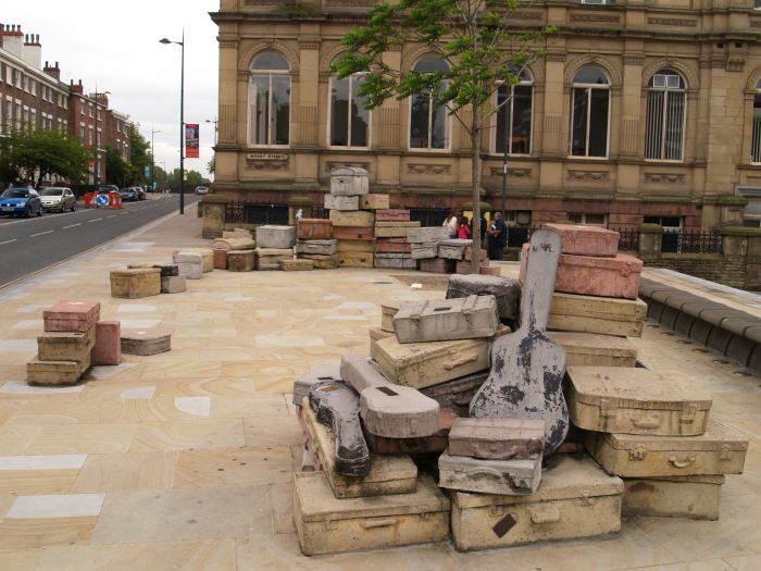 Music Street Sculpture in Hope Street Liverpool