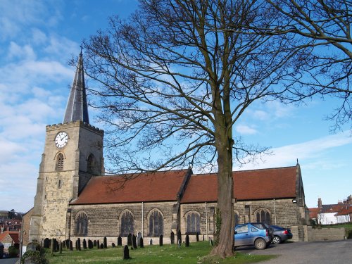 St Leonard's Church, Malton, of Norman origin circa. 1150.
