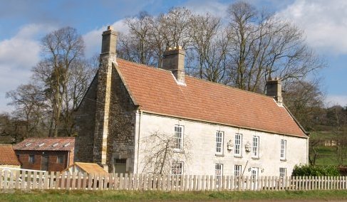 Manor House Farm, opposite the entrance to Kirkham Priory.