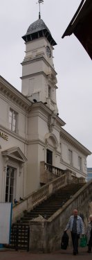 The Corn Exchange building is a highly individual building, was the creation in 1850 of W. F. Ordish a gifted local architect who also designed the Clock Tower built in 1868.