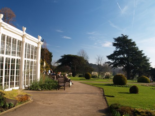 The lovely gardens of Wollaton Hall and Park - City of Nottingham, England, English Midlands