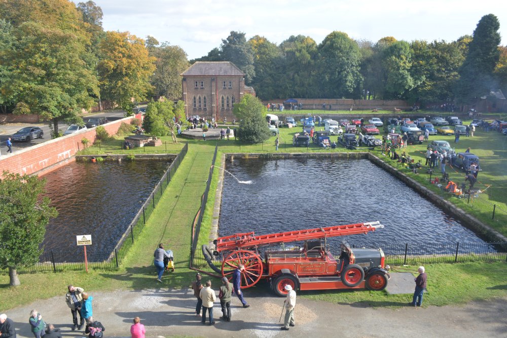 The three remaining ponds are all visible in this view from the pump house of the Tees Cottgae Pumping Station