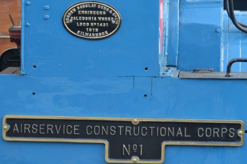 steam locomotive Douglas RAF Air Service Constructional Corps No 1