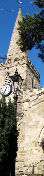 Spire of St Peter & St Paul Church Pickering.