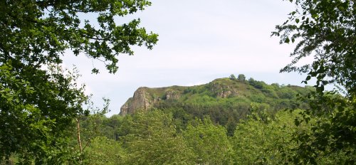 At one point, suddenly the woodland opens up, and you can see the magnificent Roulston Scar.