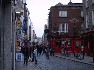 The Temple Bar in the Temple Bar area of Dublin