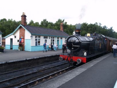 The Signals Tea Room, Grosmont Station, North Yorkshire Moors Railway, North Yorkshire, Northern England