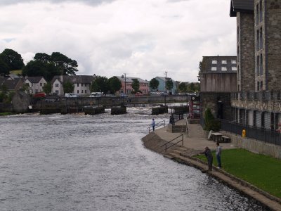 Weir on River Moy, Ballina, Co. Mayo, Ireland