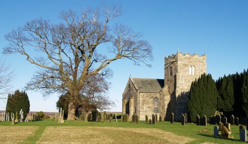 Danby Church, post autumn but before the snow falls