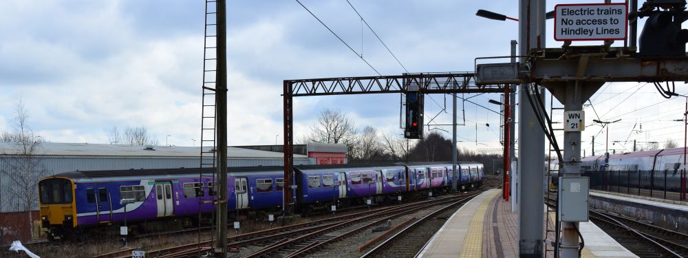 trainspotting at Wigan North Western Station
